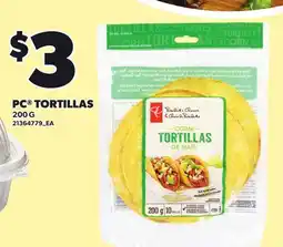 Loblaws PC TORTILLAS offer