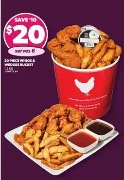 Loblaws 30 PIECES WINGS & WEDGES BUCKET offer