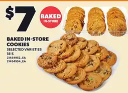 Loblaws BAKED IN-STORE COOKIES, 18'S offer