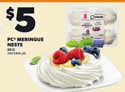 Loblaws PC MERINGUE NESTS offer