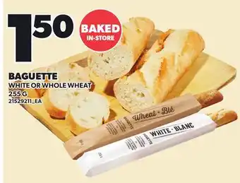 Loblaws BAGUETTE offer