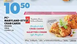 Loblaws PC MARYLAND-STYLE CRAB CAKES offer