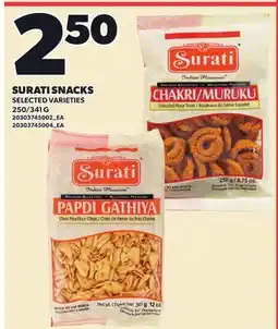 Loblaws SURATI SNACKS, 250/341 G offer