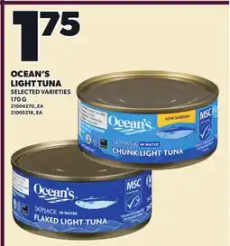 Loblaws OCEAN'S LIGHT TUNA offer