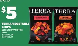 Loblaws TERRA VEGETABLE CHIPS offer
