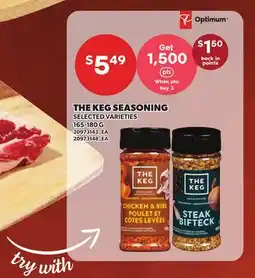 Loblaws THE KEG SEASONING offer