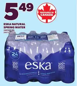 Loblaws ESKA NATURAL SPRING WATER offer