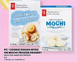 Loblaws PC COOKIE DOUGH BITES OR MOCHI FROZEN DESSERT, 6'S offer