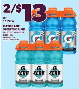 Loblaws GATORADE SPORTS DRINK offer