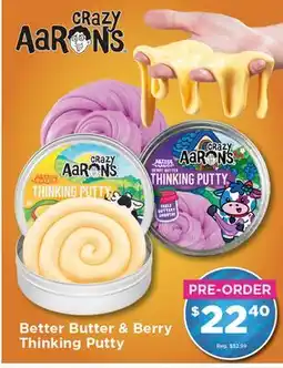 Showcase Better Butter & Berry Thinking Putty offer