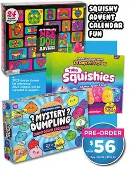 Showcase SQUISHY ADVENT CALENDAR FUN offer