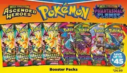 Showcase Pokemon - Booster Packs offer