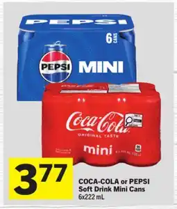 Foodland Soft Drink Mini Cans offer
