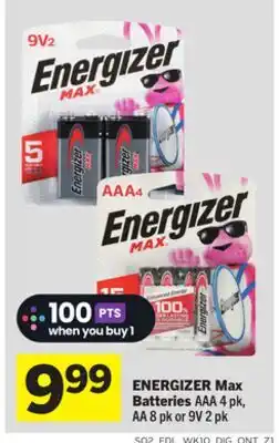 Foodland ENERGIZER Max Batteries offer