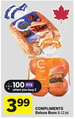 Foodland COMPLIMENTS Deluxe Buns offer