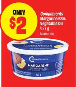 FreshCo Compliments Margarine 68% Vegetable Oil offer