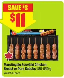 FreshCo MarcAngelo Souvlaki Chicken Breast or Pork Kabobs offer