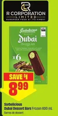 FreshCo Sorbelicious Dubai Dessert Bars Frozen offer