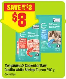 FreshCo Compliments Cooked or Raw Pacific White Shrimp Frozen offer