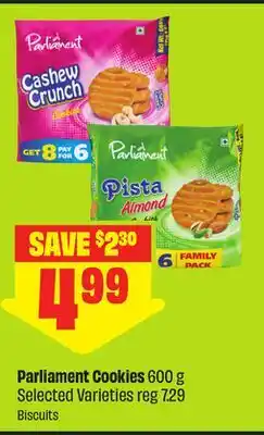 FreshCo Parliament Cookies 600 g Selected Varieties offer