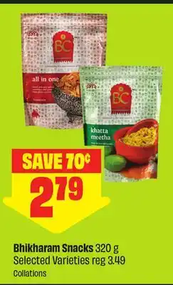 FreshCo Bhikharam Snacks 320 g Selected Varieties offer