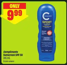 FreshCo Compliments Sunscreen SPF 50 offer