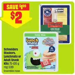 FreshCo Schneiders Stackers, Lunchmate or Adult Snack Kits offer
