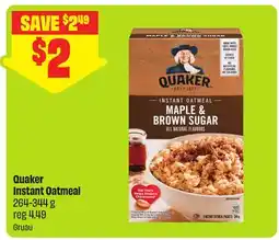 FreshCo Quaker Instant Oatmeal offer