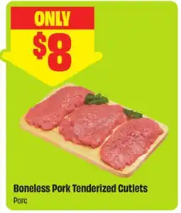 FreshCo Boneless Pork Tenderized Cutlets offer