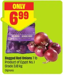 FreshCo Bagged Red Onions 7 lb Product of Egypt No. 1 Grade offer