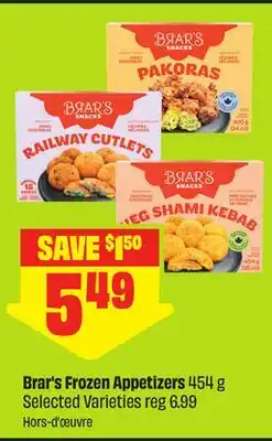 FreshCo Brar's Frozen Appetizers 454 g Selected Varieties offer