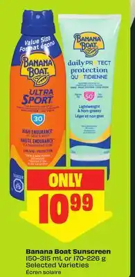 FreshCo Banana Boat Sunscreen offer