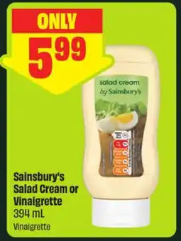 FreshCo Sainsbury's Salad Cream or Vinaigrette offer