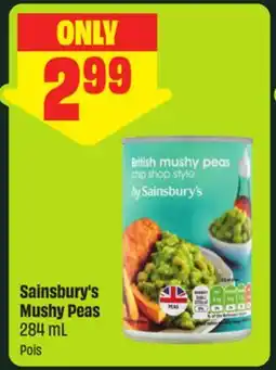 FreshCo Sainsbury's Mushy Peas offer