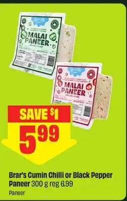 FreshCo Brar's Cumin Chilli or Black Pepper Paneer offer