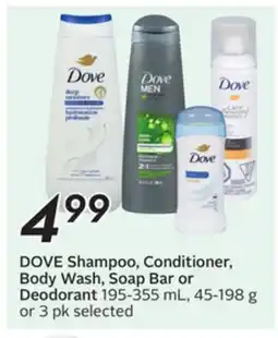 Sobeys Shampoo, Conditioner, Body Wash, Soap Bar or Deodorant offer