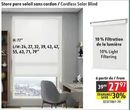 Sushi Shop Cordless Solar Blind offer