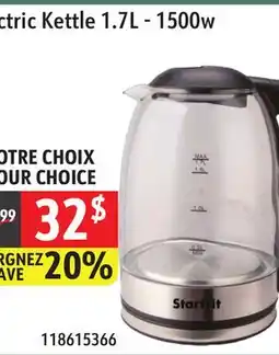 Sushi Shop Starfrit Electric Kettle 1.7L - 1500w offer