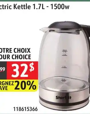 Sushi Shop Starfrit Electric Kettle 1.7L - 1500w offer