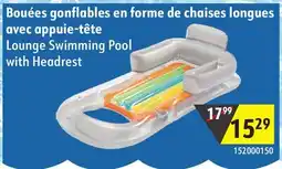 Sushi Shop Lounge Swimming Pool with Headrest offer