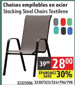 Sushi Shop Stacking Steel Chairs Textilene offer