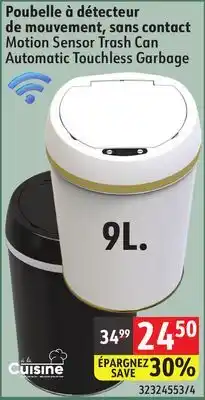 Sushi Shop Cuisine Motion Sensor Trash Can Automatic Touchless Garbage offer