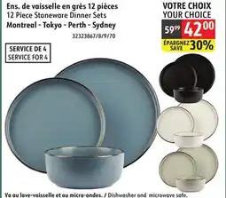 Sushi Shop 12 Piece Stoneware Dinner Sets offer