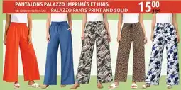 Sushi Shop PALAZZO PANTS PRINT AND SOLID offer