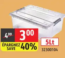 Sushi Shop Selection of Storage bin with lid and latching buckles offer