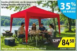 Sushi Shop Folding Gazebo with Carry Bag 10'x10' offer