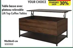 Sushi Shop Lift Top Coffee Tables offer