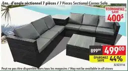Sushi Shop 7 Pieces Sectional Corner Sofa offer