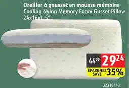 Sushi Shop Cooling Nylon Memory Foam Gusset Pillow offer
