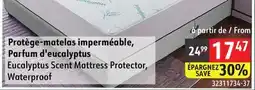 Sushi Shop Eucalyptus Scent Mattress Protector, Waterproof offer